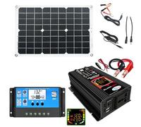 Kit solare - Configurazione rinnovabile compatta, soluzione ecologica | - di backup della batteria, pacchetto combinato caricabatterie inverter, di energia solare Farm Mobile Solarr