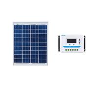 Kit solare fotovoltaico 20W 12V regolatore PWM 10A VS