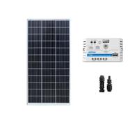 Kit solare fotovoltaico monocristallino 100W 12V regolatore PWM 10A EpEver