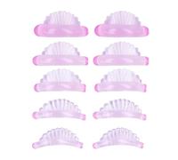 Kit Sollevamento Ciglia - Design Conchiglie Pads, Ferro arricciacapelli permanente in silicone, Attrezzature riutilizzabili | Aste di sollevamento Autoadesive Trucco per le donne Salone Bellezza