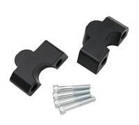 Kit Sollevamento Morsetto Attacco Manubrio Per Kawasaki Per Vulcan S 650 Per VN650 EN650 Adattatore Manubrio Estensibile, Supporto Per Morsetto Manubrio. Manubrio(Nero)