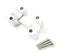 Kit Sollevamento Morsetto Riser Manubrio Per Ducati Monster 659 696 795 1100 2009-2016, Estendi L'offset Standard Del Riser Manubrio, Distanziale Per Manubrio. Manubrio(Argento)