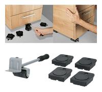 Kit sollevatore sposta mobili solleva ruote piastre trasloco spostare sollevare