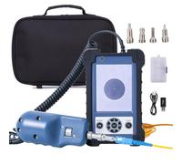 Kit sonda di ispezione in fibra ottica, rilevatore facciale palmare in fibra ottica con display da 3,5 pollici, ingrandimento 400X per connettori FC/SC/LC/ST