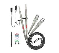 Kit sonda for oscilloscopio BNC P6100 da 1/2 pezzi, 100 MHz/z, analizzatore di oscilloscopio ad alta precisione, sonde a clip, cavi di prova(2PCS P6100)