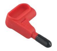 Kit sonda magnetica multimetro, punte da 4 mm, rosso, nero, verde, compatto, portatile, facile da usare, compatibile con vari calibri (rosso)