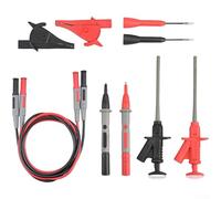 Kit sonda multimetro digitale ad alta corrente con valutazione di sicurezza CAT IV 600V, compatibile con più modelli di multimetro per accurato per test elettrici e elettrici