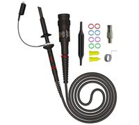 Kit sonda per oscilloscopio con larghezza di banda da 200 MHz BNC a cavi mini grabber lunghezza 110 cm per test di segnale stabile