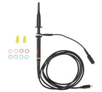 Kit sonda per oscilloscopio MCX da 60 MHz, 1 X per clip a coccodrillo, dispone di 4 anelli di identificazione dei colori per una facile differenziazione dei canali
