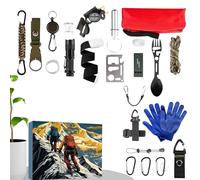 Kit Sopravvivenza Calendario 'avvento | Kit Da Campeggio Attrezzatura Uomo - Regalo Portatile Uomo Famiglia Amici Nonno Marito Figli