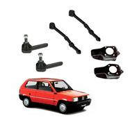 KIT SOSPENSIONI FIAT PANDA 141 DAL 86 AL 2003 2 BRACCI + 2 MONTANTI + 2 TESTINE