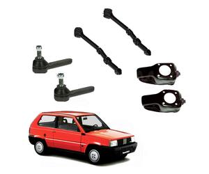 KIT SOSPENSIONI FIAT PANDA 141 DAL 86 AL 2003 2 BRACCI + 2 MONTANTI + 2 TESTINE