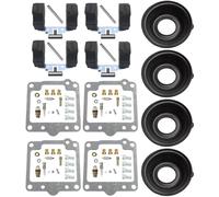 Kit Sostituzione Riparazione Fissa Riparazione Ricostruzione Carburatore Per Suzuki GS-E 450 GS450E D/Z 1982, Set Guarnizioni Valvola Membrana Depressione 450E.(Colore2)