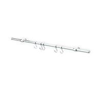 KIT SOTTOPENSILE C/GANCI NICHEL SATINATO 90 CM