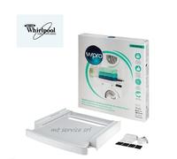 KIT SOVRAPPOSIZIONE COLONNA 60X60 LAVATRICE ASCIUGATRICE CON RIPIANO ESTRAIBILE