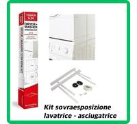 kit sovrapposizione lavatrice asciugatrice supporto colonna universale 55 66 cm
