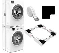 Kit Sovrapposizione Lavatrice e Asciugatrice con Cinghia di Fissaggio