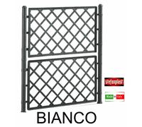 KIT SPALLIERA 4 PEZZI RETTANGOLARE ITALIA BIANCO PER FIORIERA ITALIA