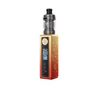 Kit Spark100 Mod Vape 100 W VO-OPOO (Arancione-Rosso) 4,5 ML Atomizzatore Uforce X Nano Fit Resistenze PnP X 0,3Ω/0,6Ω Batteria 18650 [Batteria non inclusa] E-Sigaretta Originale - No Nicotine