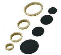 KIT SPARTIFIAMMA OTTONE E PIATTELLI SMALTATI NERI PIANI COTTURA ARISTON INDESIT