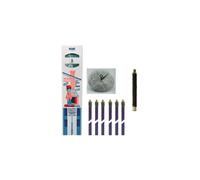 Kit spazzacamino contiene: 6 aste per un totale di 8,60 m + 1 molla + 1 scovolo dimetro 250 mm - SEA