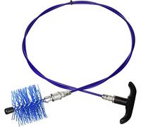 KIT SPAZZACAMINO D.80mm PER PULIZIA TUBI STUFA A PELLET ASTA FLESSIBILE 200cm