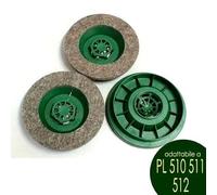 Kit Spazzola 3pz. FELTRO FOLLETTO PULILUX PL 510 511 512 VORWERK