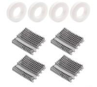 Kit spazzola e anello per la pulizia della piscina per Dolphin Plus DX5 Plus M400, supporta la geometria variabile del movimento costante (8 pezzi)