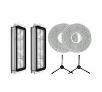 Kit spazzola laterale in tessuto con filtro, compatibile con Cecotec, compatibile con Conga, for robot aspirapolvere X50, parti di elettrodomestici, accessori for la casa