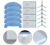 Kit Spazzola Laterale Pastiglie Filtro Scopa per Ultenic per T20 Pro e Modelli C