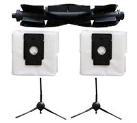 Kit spazzola laterale principale e sacchetto per la polvere per robot aspirapolvere Verefa L11 Pro, set di accessori di ricambio con spazzola in gomma e tessuto non tessuto FA