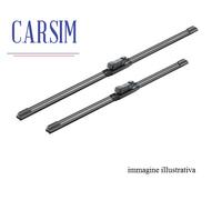 KIT COPPIA SPATOLE SPAZZOLE TERGI BOSCH AEROTWIN A620S VOLKSWAGEN CC (358)