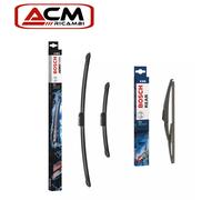 KIT Spazzole Anteriori + Posteriori Bosch Aerotwin FIAT 500 Renault ZOE