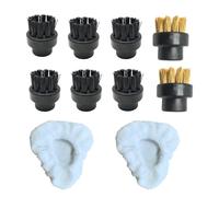 Kit spazzole e cuffie triangolari per la pulizia a vapore