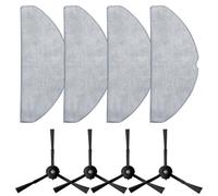 Kit spazzole laterali e panni mocio per Tapo RV30 Max RV30 Max Plus RV20 Max RV20 Max Plus Mantieni i tuoi pavimenti puliti (A)