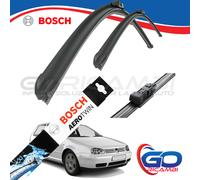 KIT SPAZZOLE TERGICRISTALLO ANTERIORE BOSCH AEROTWIN VW BORA GOLF IV E POLO 9N