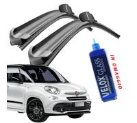 KIT SPAZZOLE TERGICRISTALLO ANTERIORI PER FIAT 500L FLAT 650 380