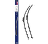 Kit Spazzole Tergicristallo Flat DENSO (DF-131) Contiene 2 Pezzi per Veicoli con Guida a Sinistra, 550/550 mm, Tergicristallo Silenzioso e Durevole con Design Aerodinamico - Qualità OE