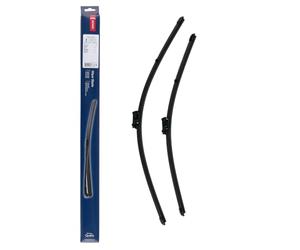 Kit Spazzole Tergicristallo Flat DENSO (DF-227) 600/550 mm | Contiene 2 Pezzi per Veicoli con Guida a Sinistra. Tergicristallo Silenzioso e Durevole con Design Aerodinamico - Qualità OE