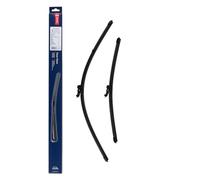 Kit Spazzole Tergicristallo Flat DENSO (DF-234) 650/450 mm | Contiene 2 Pezzi per Veicoli con Guida a Sinistra. Tergicristallo Silenzioso e Durevole con Design Aerodinamico - Qualità OE