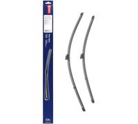 Kit Spazzole Tergicristallo Flat DENSO (DF-432) Contiene 2 Pezzi per Veicoli con Guida a Sinistra, 650/550 mm, Tergicristallo Silenzioso e Durevole con Design Aerodinamico - Qualità OE