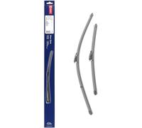 Kit Spazzole Tergicristallo Flat DENSO (DF-437) Contiene 2 Pezzi per Veicoli con Guida a Sinistra, 600/400 mm, Tergicristallo Silenzioso e Durevole con Design Aerodinamico - Qualità OE