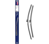 Kit Spazzole Tergicristallo Flat DENSO (DF-449) Contiene 2 Pezzi per Veicoli con Guida a Sinistra, 650/580 mm, Tergicristallo Silenzioso e Durevole con Design Aerodinamico - Qualità OE