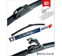 KIT SPAZZOLE TERGICRISTALLO PER HONDA JAZZ III (GE/GG/GP) OXIMO