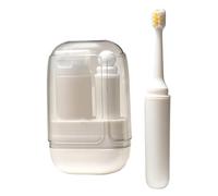 Kit Spazzolini da Viaggio | Kit Igiene Orale Per Escursionismo | Portaspazzolino Leggero Pieghievole con Bicchierino per Igiene Personale in Viaggio Zaino Bagno Tasca
