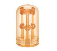 Kit spazzolino da denti per cani e gatti - Spazzola a setole morbide approvata dal veterinario | Cura orale per animali domestici: un detergente per lingua e denti facili da spazzolare con impugnature