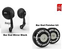 Kit specchietti retrovisori e rifinitore estremità barra per Royal Enfield Co...