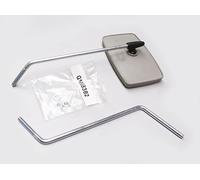 KIT SPECCHIO DESTRO/SINISTRO GRIGIO CON 2 ASTE PER PIAGGIO APE 50-P50