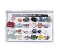 Kit sperimentale per miniere di rocce e minerali da 24 pezzi con geografia