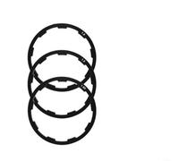 Kit Spessori Bici 2.35mm Installazione per facile Kit Spessori | Lega alluminio robusta, leggera, resiste usura, 3 inclusi, ideale mountain bike(1.0+1.5+1.85)
